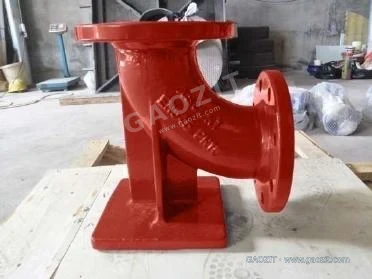 90° flanged duckfoot bend — view 2